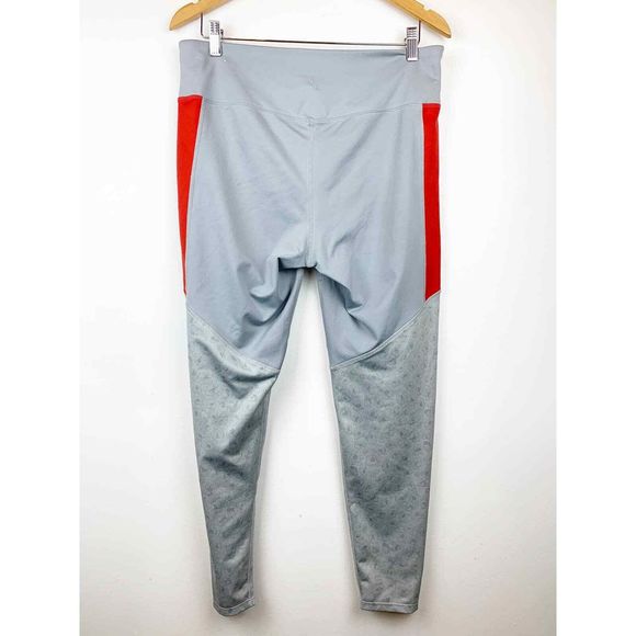 JoyLab Joy Lab Athletic Yoga Pants Leggings Gray Burnt Orange Floral XL - Picture 3 of 11